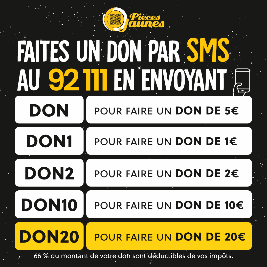 Opération pièces jaunes 2023 - Faites un don !