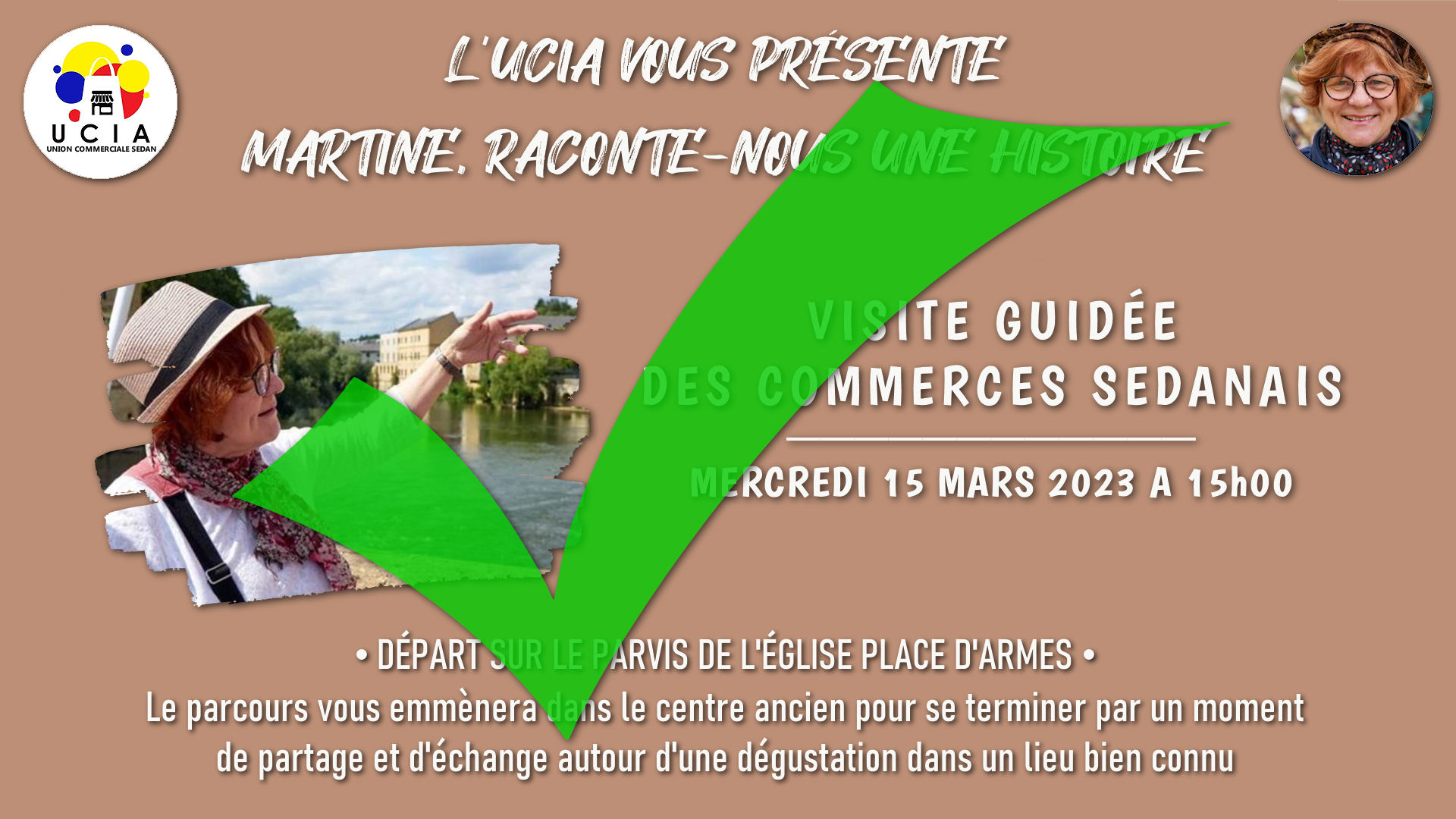 Visite guidée des commerces sedanais